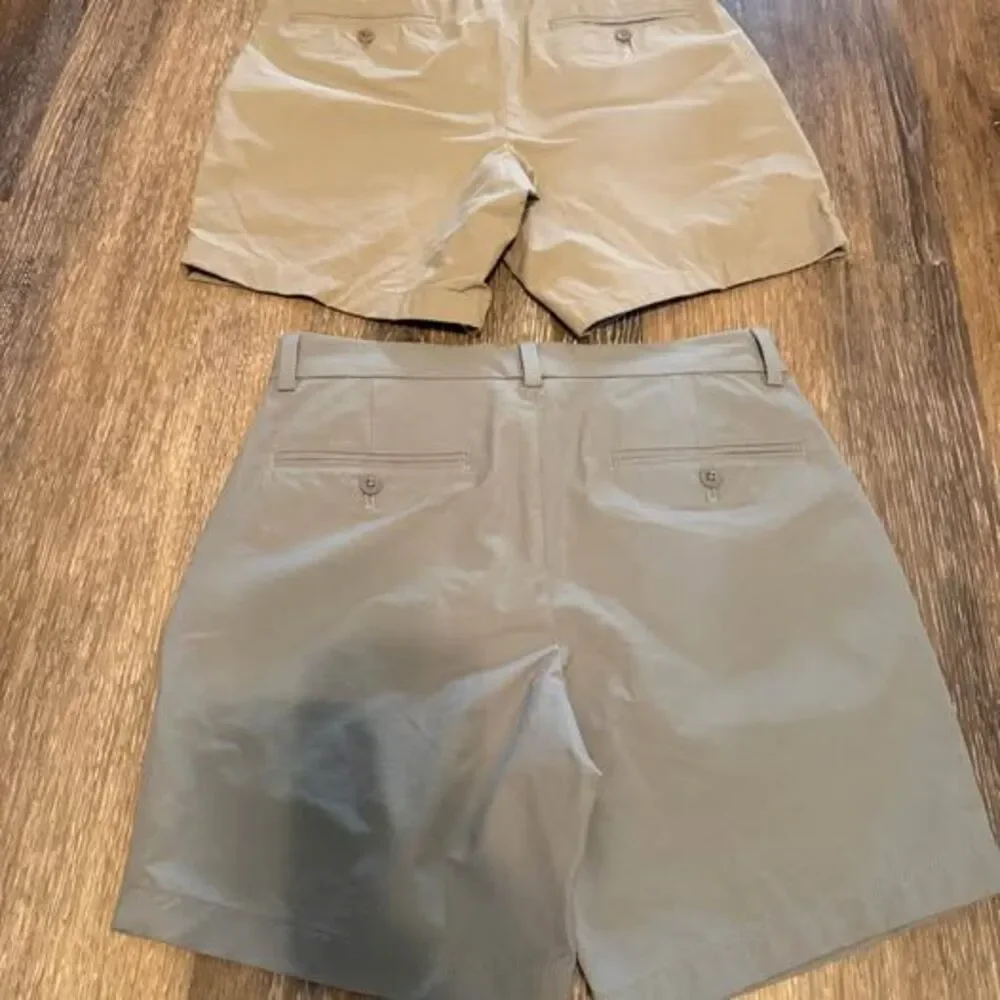 Vineyard Vines size 28 OTG On-The-Go Shorts - Set of 2 (Tan and Grey)